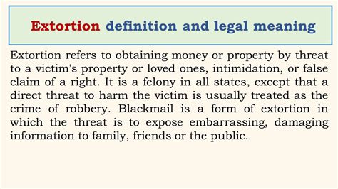 extortion tagalog|Translate 'extortion' into Tagalog: meaning & definition .